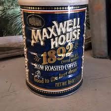 Vintage Maxwell House Master Blend Coffee Can 11.5 Oz Empty Collectible Tin Canister - Etsy