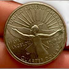 RARE 2022 P Maya Angelou Quarter Double ERROR/ Drooling ...