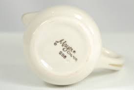 Vintage MAYER CHINA 1988 Creamer Plain White w/ Thin Gold ...