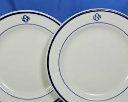 US Navy Warrant Officer Mess China Ironstone Salad Plates by ...