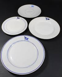 Lot - Vintage Cruise & Steamship Line Dinnerware Pieces