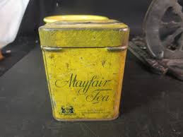 Vintage Mayfair Tea Tin The Quaker Maid Co., Box Container ...