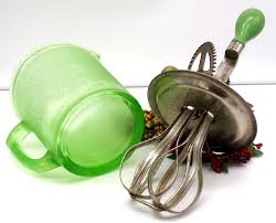 Vintage Green Hand Mixer With Green 4 Cup Glass Jar ...UNUSUAL...HTF - Etsy