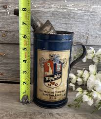 Advertising Maytag Oil Spout Tin Can Fuel Mixing Can Steel 8