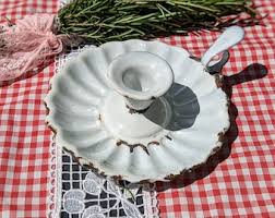 White Enamel Chamberstick - Etsy