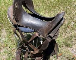 Antique Mcclellan Saddle: WW1 US Cavalry Leather Saddle With ...