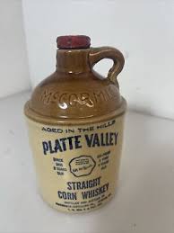 McCormick Stoneware Platte Valley Straight Corn Whiskey Jug 1 Pint | eBay