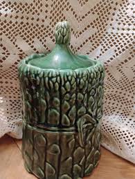 Vtg McCoy Asparagus Cookie Jar 10" | eBay