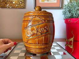 Mid-century Mccoy Barrel Cookie Jar- Made in USA. - Etsy Ireland