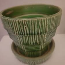 Vintage Mccoy Small Planter Green - Etsy Australia