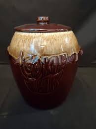 McCoy Vintage Cookie Jar #7024/ Brown with Glaze Finish/ 8 ...