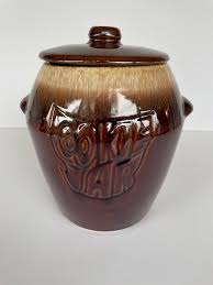Mccoy Brown Drip Glaze Cookie Jar #7024/mid Century Cookie ...