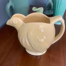Mccoy Pottery Yellow Bird Pitcher/1940's USA Pottery - Etsy