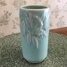 Vintage Mccoy Aqua Turquoise Butterfly Vase - Etsy