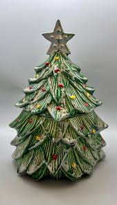 Hold for D 1955 Mccoy Pottery Green Christmas Tree Cookie ...