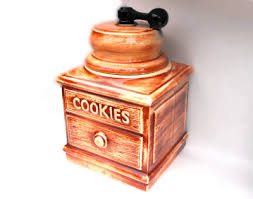 1940s McCoy Coffee Grinder Cookie Jar Vintage Kitchen ...