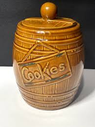 Cool Vintage McCoy Whiskey Barrel Ceramic Cookie Jar with ...