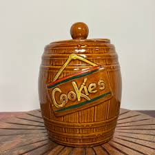 Vintage Mccoy Pottery Cookie Jar, Whiskey Barrel Cookie Jar ...