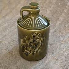 Mccoy | Kitchen | Mccoy 97 Olive Green Pottery Cookie Jug Lid Vintage Euc A31 | Poshmark