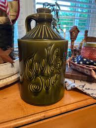 Vintage Mccoy Olive Green Cookie Jug/jar - Etsy