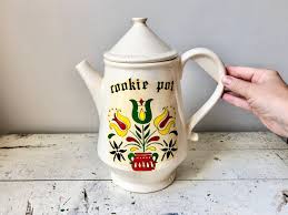 Vintage Mccoy Cookie Pot With Dutch Tulips - Etsy