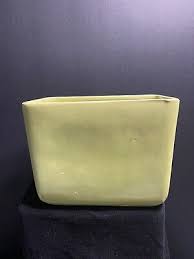 Vintage McCoy Pillow Vase, Green-Rectangle, Made in USA | eBay