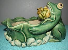 Vintage 1970's Frog Ceramic Planter B-650 | eBay