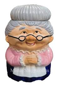 Vintage Mid Century 1950 Japan 9.5" x 7" Granny Grandma ...