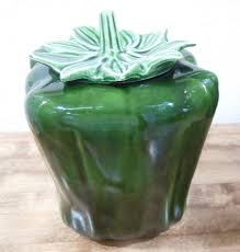 McCoy Pottery Green Bell Pepper Cookie Jar ~ She's not ...