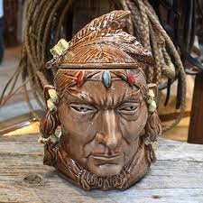 1954 McCoy Pontiac Indian Cookie Jar — Teskeys