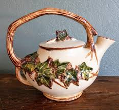 Vintage 1940's Mccoy Ivy & Branch Teapot Rustic and Whimsical Very Nice (Z1) - Etsy