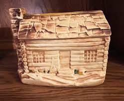 Charming McCoy Log Cabin Cookie Jar , Vintage 1950s, GVC | eBay