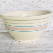 Vintage Mccoy Pottery Pink and Blue 14 Inch Mixing Bowl Mccoy Nelson Pink Blue Stripe Small Bread Bowl Vintage Mc Coy Roseville Ohio - Etsy Canada