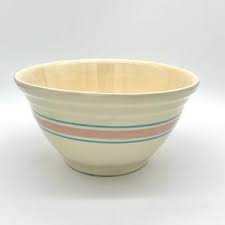 Vintage Pink and Blue Mccoy Bowl 14 - Etsy