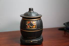 Mccoy Pottery Pot Belly Stove Cookie Jar Black Vintage ...