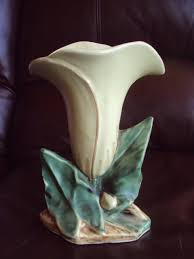 Vintage McCoy Calla Single Lily Vase/Planter | eBay