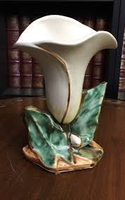Vintage Mccoy USA Single Calla Lily Planter/vase - Etsy