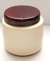 Vintage McCoy Biscuit or Cookie Jar With Lid (Flowers) | eBay