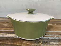 Vintage Corning Ware Green Casserole Dish With Lid 1.75 Quart P-701.75-B | eBay