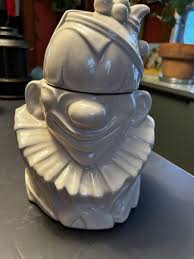 VTG 1940s McCoy Pottery Clown Head Cookie Jar | eBay