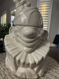 1940s Vintage McCoy Unpainted Clown Cookie Jar | eBay