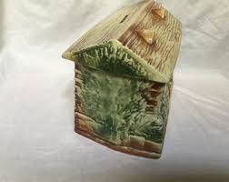 Vintage Mccoy Cookie Jar & Piggy Bank House Cookie Bank Rare - Etsy Australia