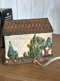 MIC Porcelain manger Scene night light Christmas Nativity Vintage In Box w/ Cord | eBay