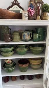 mccooy #majolica #vintage #greenware #crock #yelloware ...