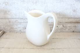 Vintage Stone China Ironstone Pitcher - White Ironstone ...