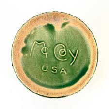 1950's 4" "green" Mccoy Basketweave Planter/flower Pot With Attached Saucer - Etsy