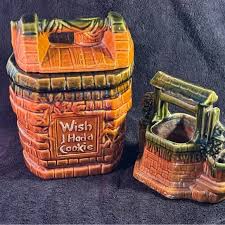 Mccoy | Kitchen | Mccoy Wishing Well Cookie Jar And Planter ...