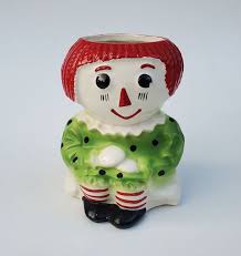 Raggedy Ann Cookie Jar - Made by Mccoy Pottery - 1970's Era ...
