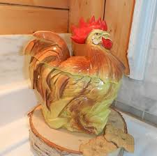 FABUL0US ROOSTER C00KIE Jar/mc COY/ 1950'S/ Excellent C0NDITION - Etsy