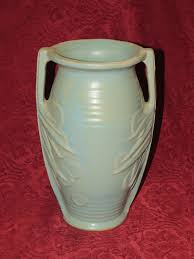 1940s Mccoy Large 14" Sand Dollar Stoneware Vase or Necco Jar in Aqua/green Art Deco Style - Etsy Israel